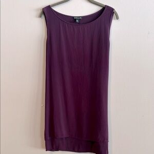 Eileen Fisher Purple Relaxed Tank Top